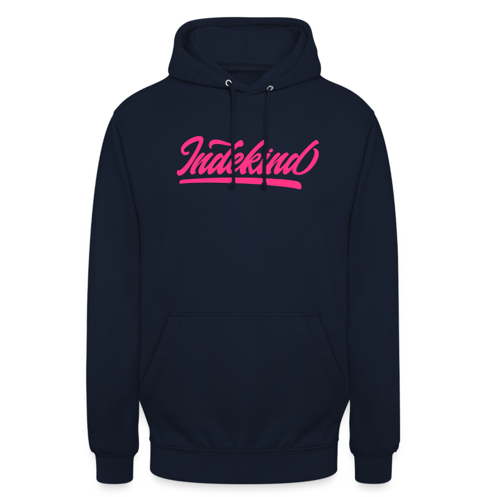 Hoodie | Indekind Neon Pink Klassik | Fü allemoole - Navy