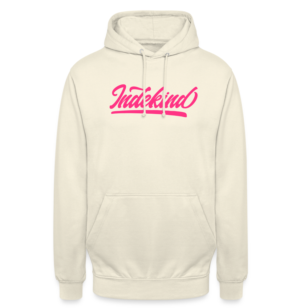 Hoodie | Indekind Neon Pink Klassik | Fü allemoole - Vanille-Milchshake