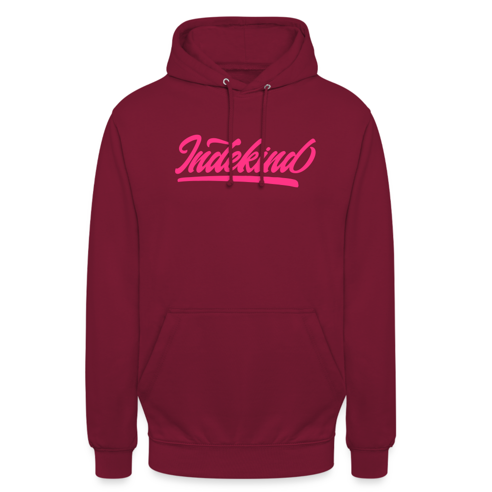 Hoodie | Indekind Neon Pink Klassik | Fü allemoole - Bordeaux