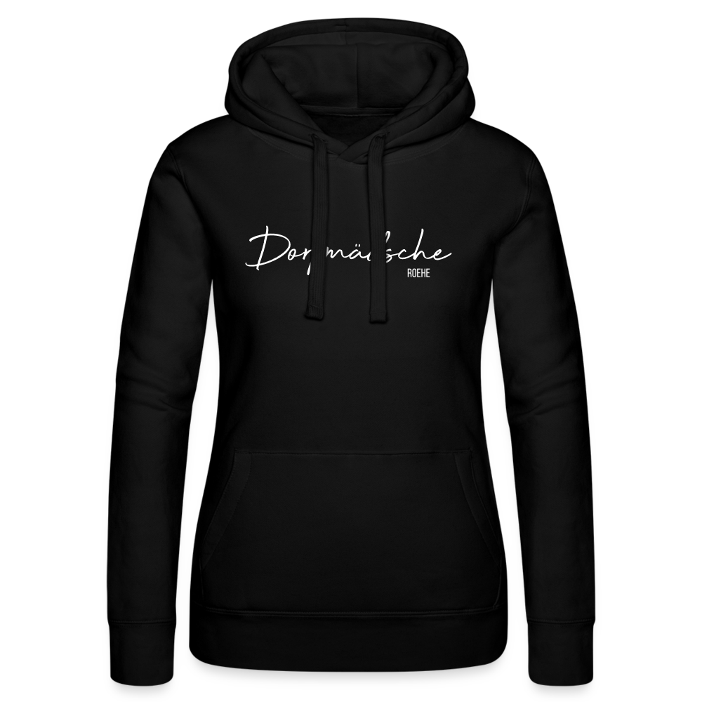 Hoodie | Dorpmädsche Roehe Premium | Mädsche - Schwarz