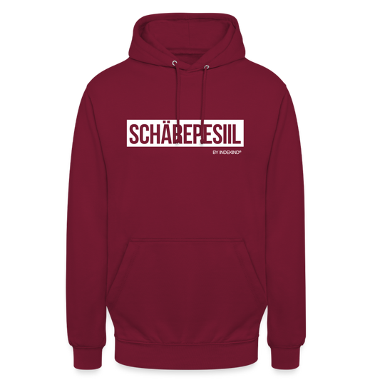 Hoodie | Schärepesiil Klassik | Fü allemoole - Bordeaux