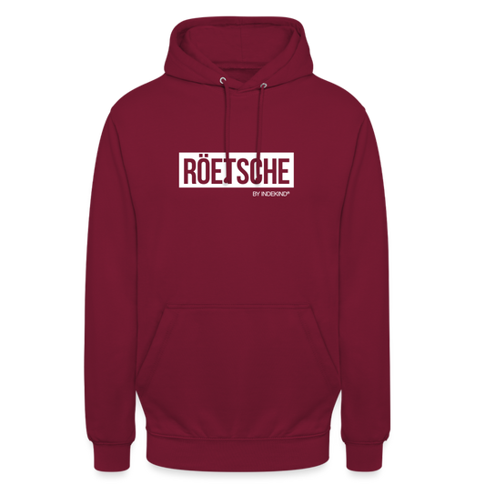 Hoodie | Röetsche Klassik | Fü allemoole - Bordeaux