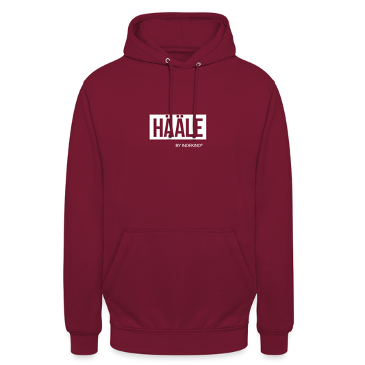 Hoodie | Hääle Klassik | Fü allemoole - Bordeaux