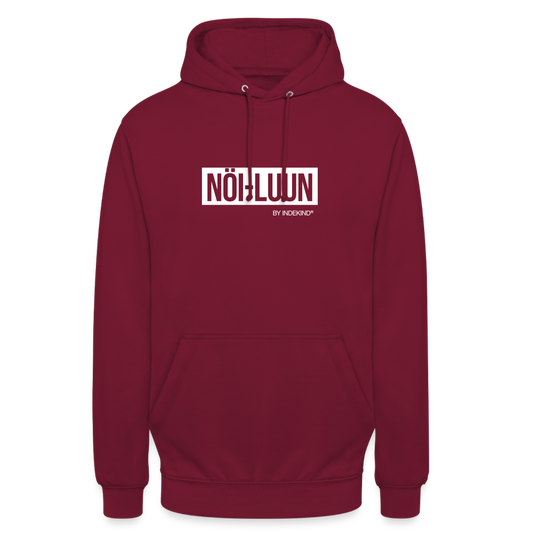 Hoodie | Nöi-Luun Klassik | Fü allemoole - Bordeaux