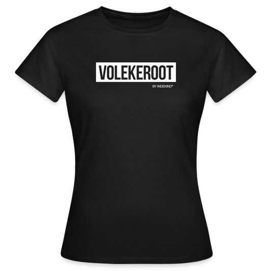 T-Shirt | Volekeroot Klassik | Mädsche - Schwarz