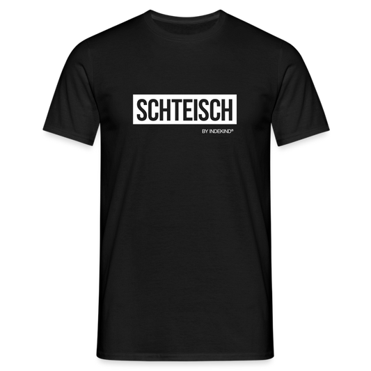 T-Shirt | Schteisch Klassik | Manns-Lüü - Schwarz