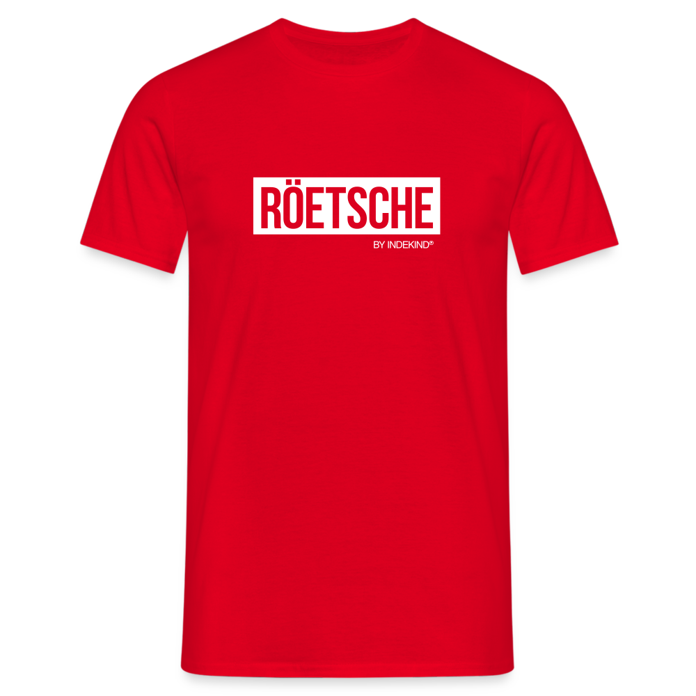 T-Shirt | Röetsche Klassik | Manns-Lüü - Rot