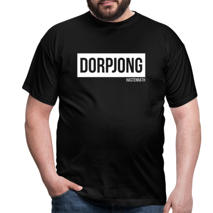 T-Shirt | Dorpjong Hastenrath Klassik | Manns-Lüü - Schwarz